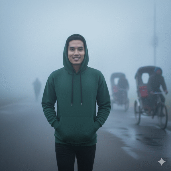 Olive Solid Premium Hoodie