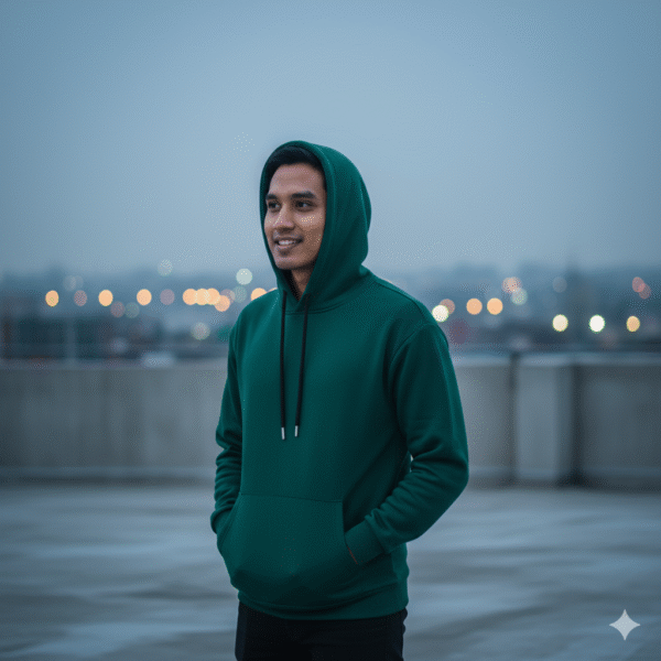 Olive Solid Premium Hoodie