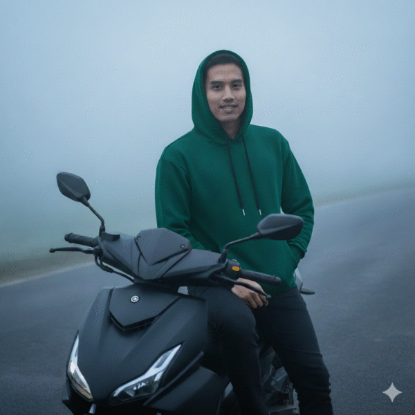 Olive Solid Premium Hoodie