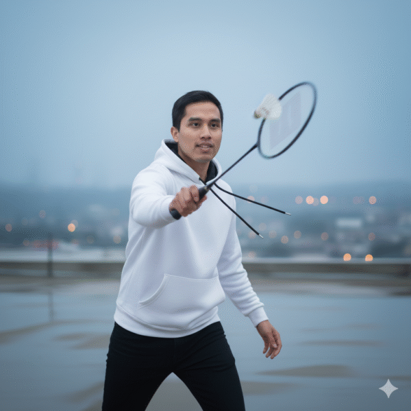 White Solid Premium Hoodie