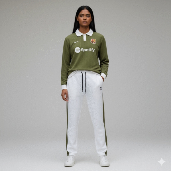 Premium Jersey & Jogger Set - Olive