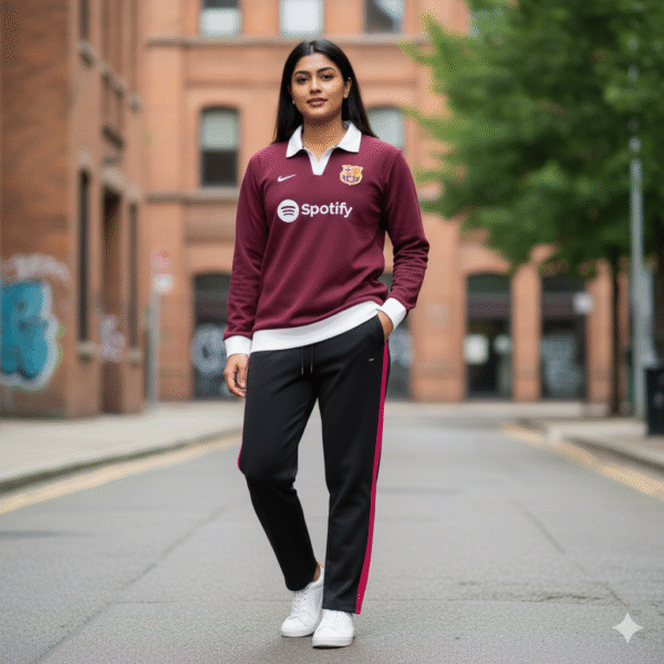 Premium Jersey & Jogger Set – Maroon