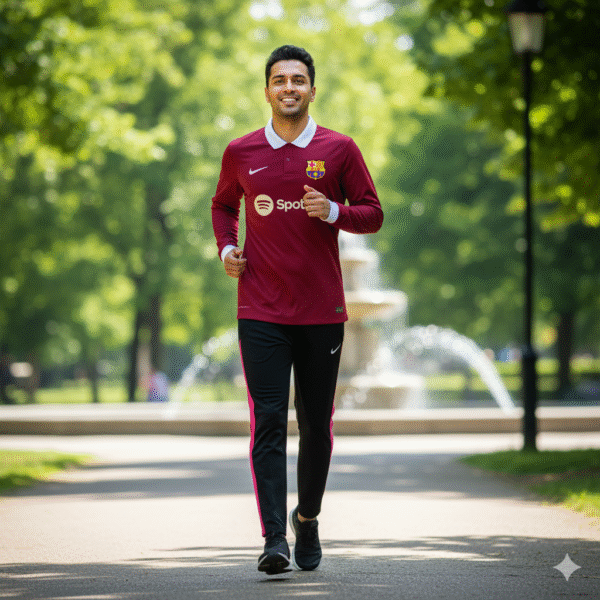 Premium Jersey & Jogger Set – Maroon