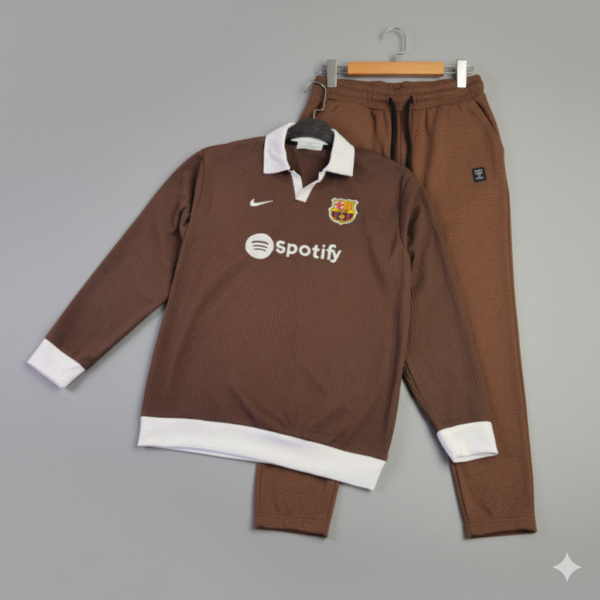 Premium Jersey & Jogger Set – Brown