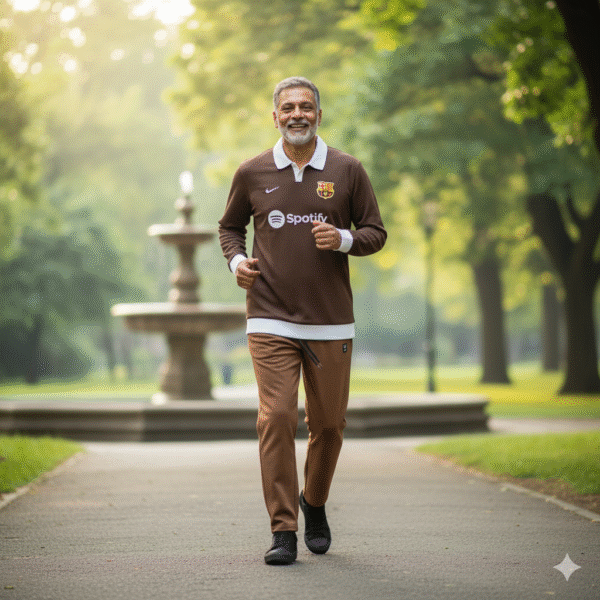 Premium Jersey & Jogger Set – Brown